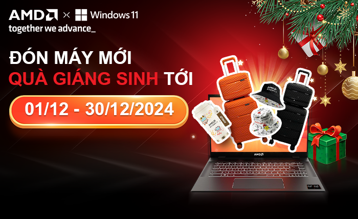 ĐÓN MÁY MỚI - QUÀ GIÁNG SINH TỚI